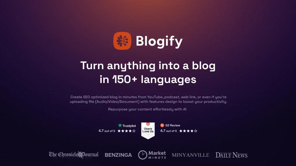 Blogify Lifetime Deal