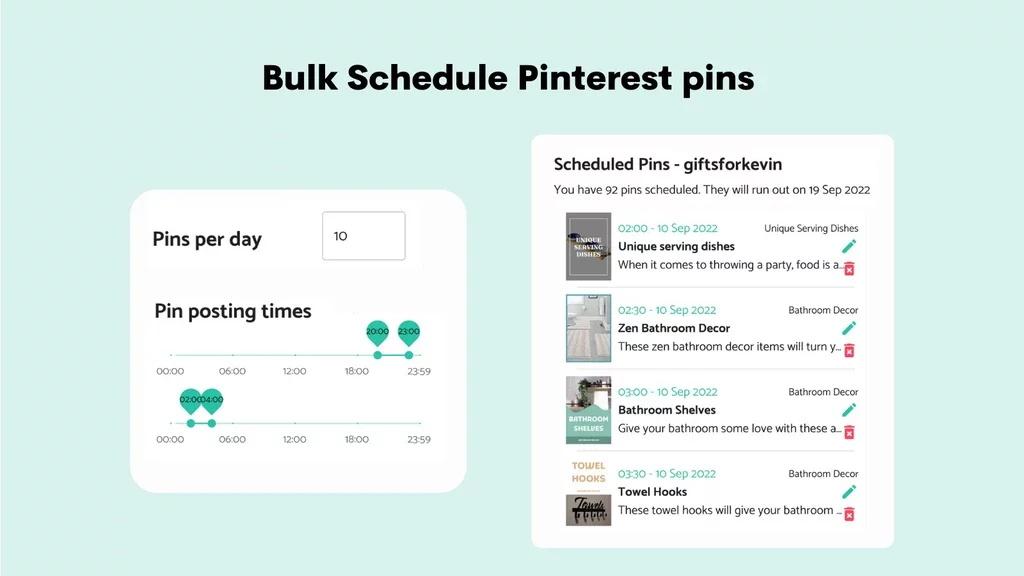 Bulk Schedule Pinterest Pins Using Pin Generator Pinterest Automation Tool