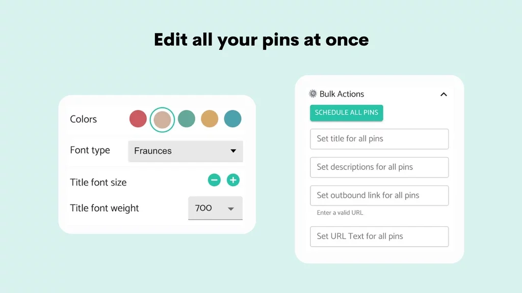 Edit all your Pinterest pins at once using Pin Generator Tool