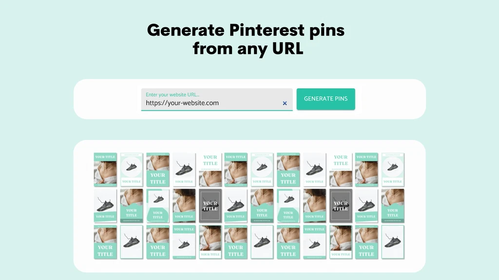 Generate Pinterest Pins from any URL with the Pin Generator tool